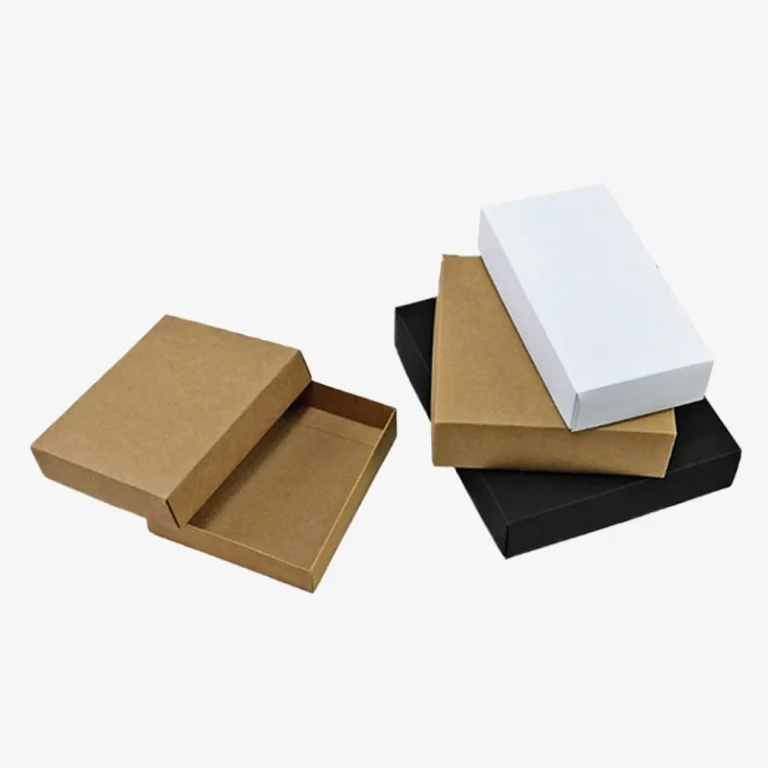 Solid Color Thickened Lift Off Lid Box