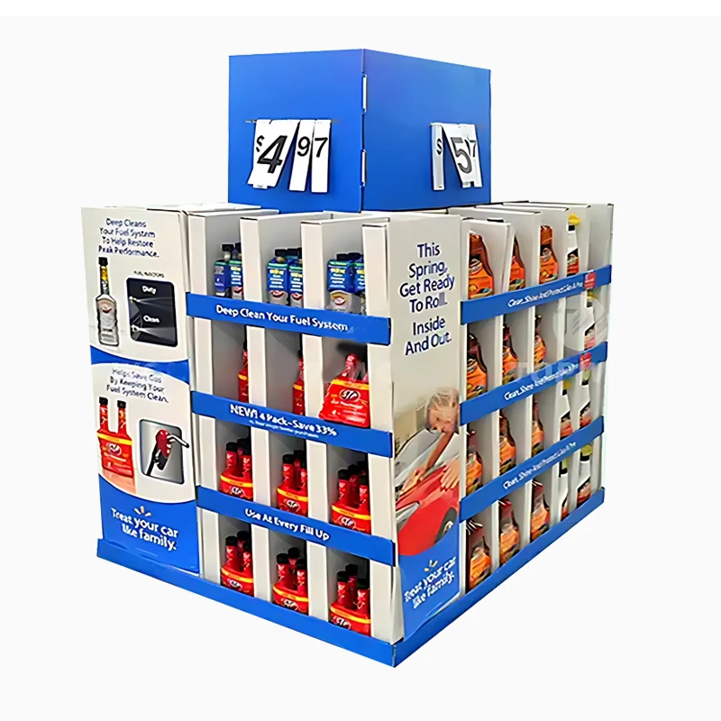 4 Side Floor Display