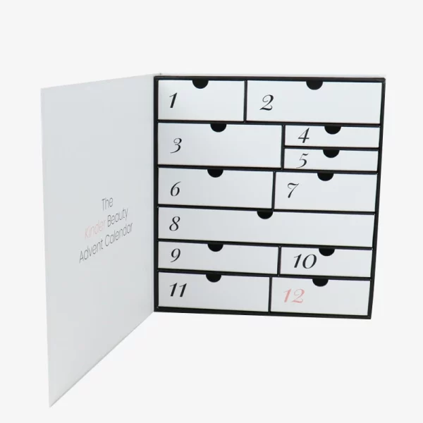 Bespoke White Calendar Cosmetic Storage Boxes 1
