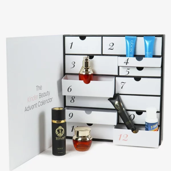 Bespoke White Calendar Cosmetic Storage Boxes