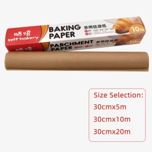 Brown Multipurpose Silicone Baking Paper Roll 1