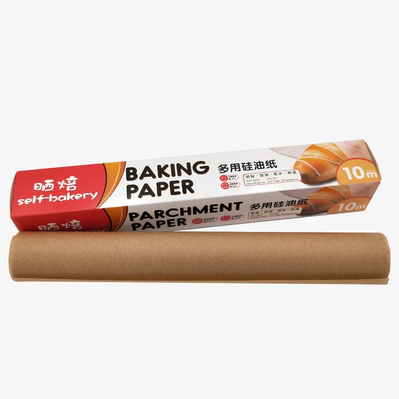Brown Multipurpose Silicone Baking Paper Roll by Holidaypacfactory