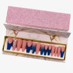 Clamshell Cardboard Box For Cosmetic Press-on Nails 1