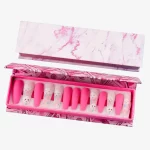 Clamshell Cardboard Box For Cosmetic Press-on Nails 2