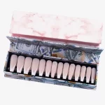 Clamshell Cardboard Box For Cosmetic Press-on Nails 3