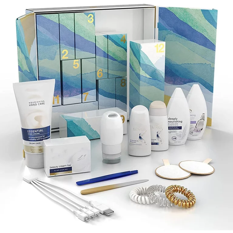 Custom Christmas Advent Countdown Calendar Sliding Box Cosmetic Packaging Gift Box