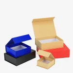 Custom Folding Cardboard Flap Box With Lid 1