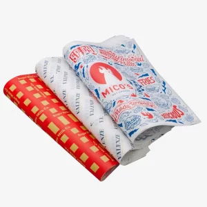 Custom Logo Printed Non-stick Grease-resistant Paper 1