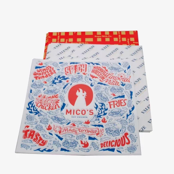 Custom Logo Printed Non-stick Grease-resistant Paper 2