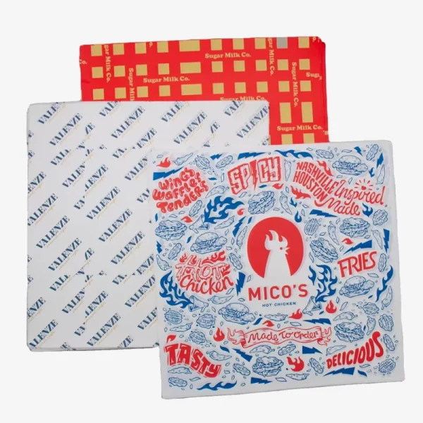 Custom Logo Printed Non-stick Grease-resistant Paper 3