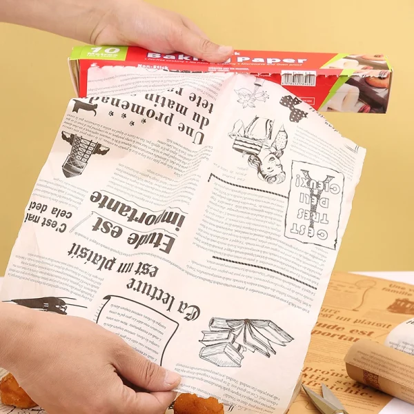 Custom Printed Eco-friendly Safe Baking Paper 2