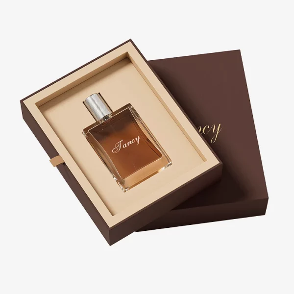 Customization Line Embossed Logo Drawer Perfume Box 4