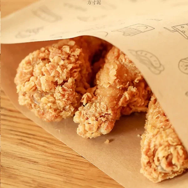 Customized Greaseproof Paper Bag For Various Food 2