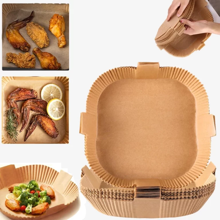 Square Non-stick Hanging Ear Air Fryer Paper Liner