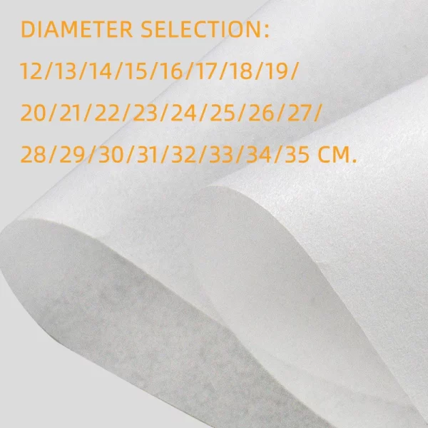 Fluorine-free And Size Optional Round Baking Paper 2