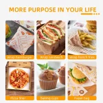 Grease Proof Food Safe Grade Printed Paper 5