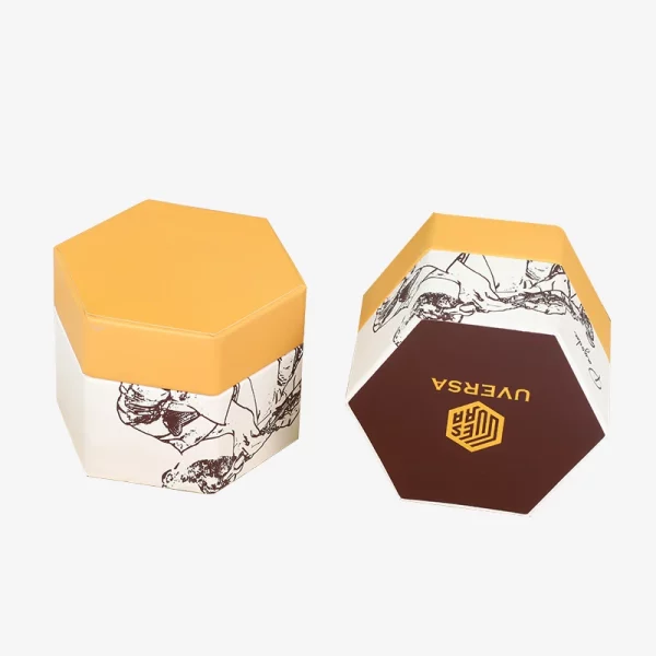 Hexagonal Perfume Box With Removeable Lid 2