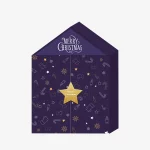 House Shape Christmas Tree Shape 25 Drawers Christmas Gift Box
