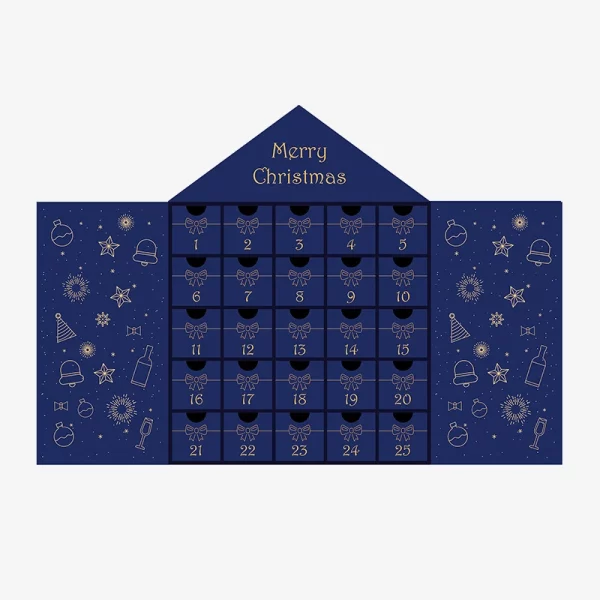 House Shape Christmas Tree Shape 25 Drawers Christmas Gift Box 3