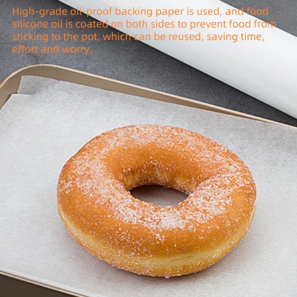 Non-stick And Oil-proof Baking Paper With Self Sawtooth 4