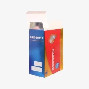 Offset Printed Calcium Tablet Paper Box 1