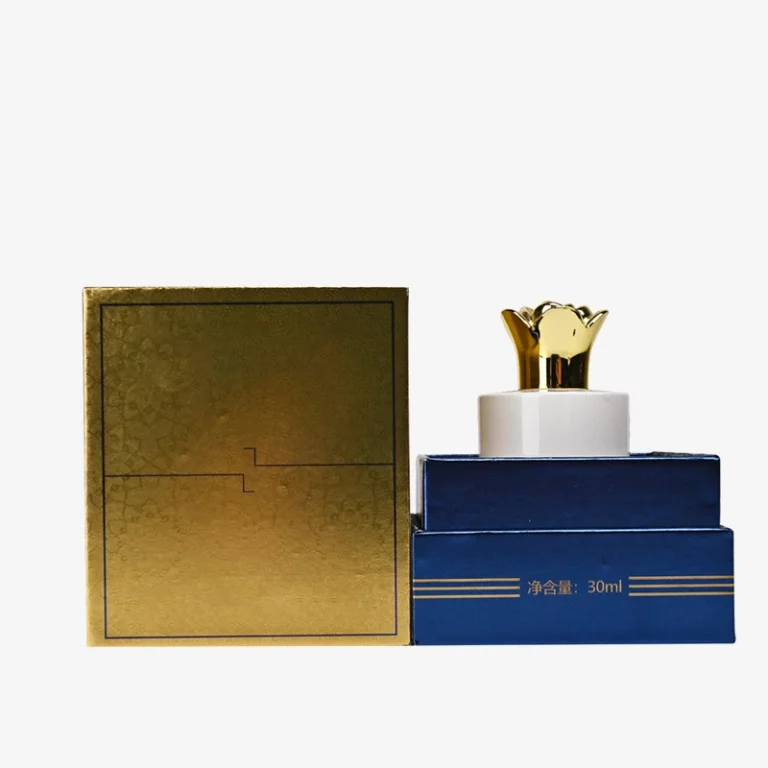 Print Top And Bottom Perfume Bottle Box With EVA Insert