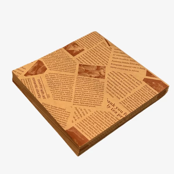 Printed Food Packaging Greaseproof Release Paper 2