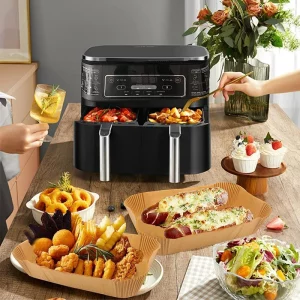Rectangle Food Safety Non-stick Air Fryer Paper Liner