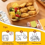 Rectangle Nonporous And Oil-proof Air Fryer Paper Liner 5