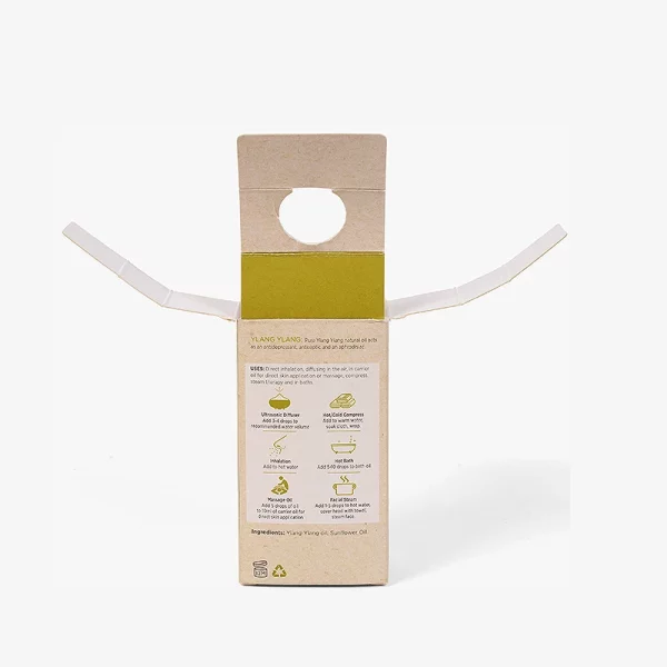 Recycled Tuck End Folding Packaging Boxes for Natural Oil 2