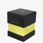 Two-piece Black Gift Packing Box With Gold Foil 1