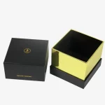 Two-piece Black Gift Packing Box With Gold Foil 2