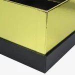 Two-piece Black Gift Packing Box With Gold Foil 4