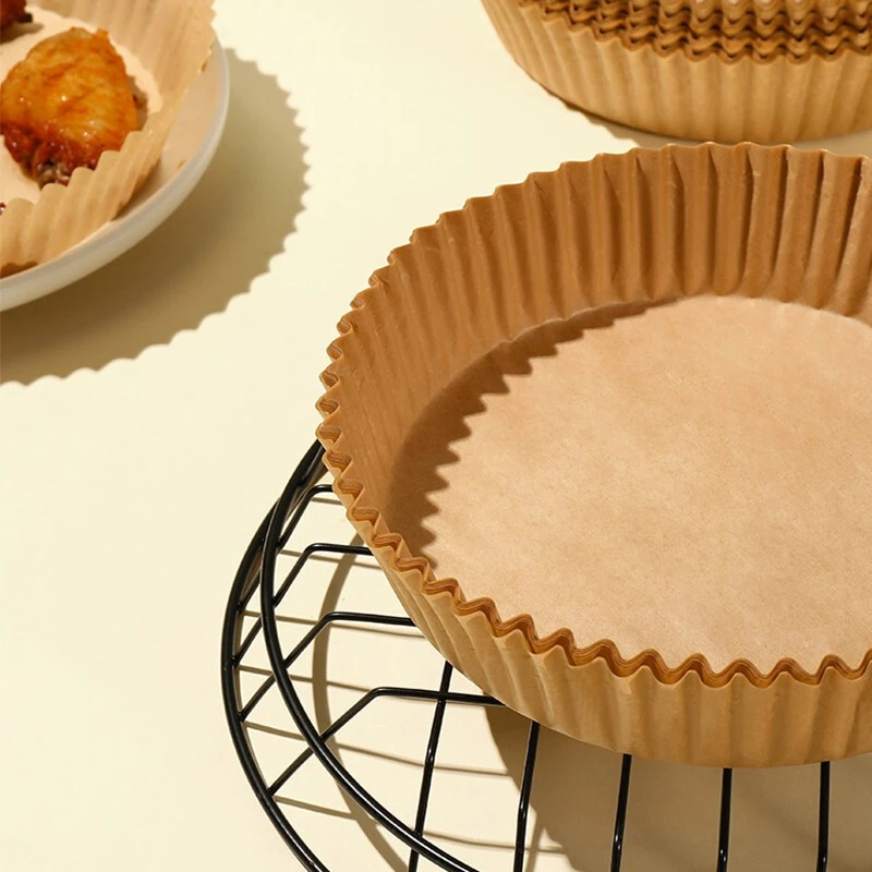 Holidaypacfactory round non-stick heat resisting air fryer liner