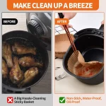 Round Non-stick And Heat Resisting Liner For Air Fryer 2