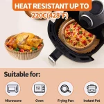 Round Non-stick And Heat Resisting Liner For Air Fryer 3