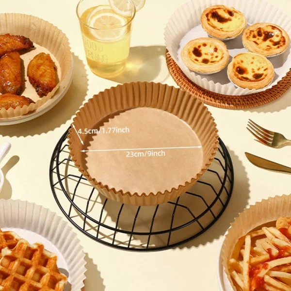 Round Non-stick And Heat Resisting Liner For Air Fryer 1