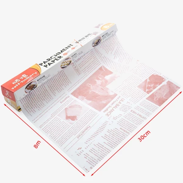 Silicone Coated Uniform Printing Baking Pad Paper 2
