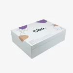 Skin Care Clamshell Packaging Box With Custom Lable