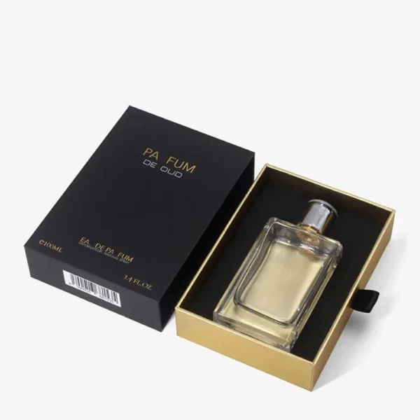 Slide Drawer Perfume Box With Hot Stamping Logo