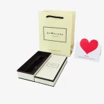 Textured Lid And Base Box Black Edge For Perfume Package With Foam Insert 1