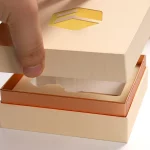 Two-pieces Rectangle Cardboard Paper Perfume Box With EVA Insert 1