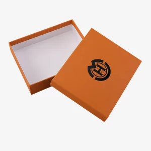 Two-pieces Square Skin Care Packing Box With Priented Embossed Logo 1