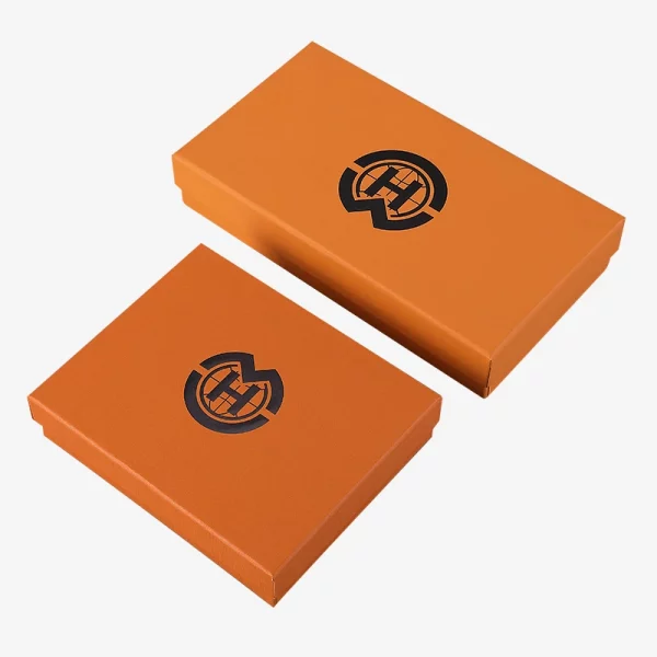Two-pieces Square Skin Care Packing Box With Priented Embossed Logo 2