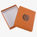 Two-pieces Square Skin Care Packing Box With Priented Embossed Logo 3