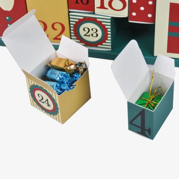 Wholesale Children Gift Empty Christmas Mystery Calendar Box 3