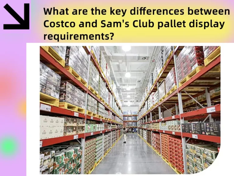 Costco and Sam's Club pallet display