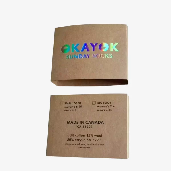 Custom Die Cutting Cardboard Sleeve Packaging 2