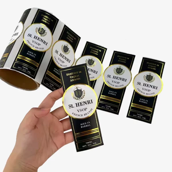 Custom Waterproof Logo Printing Packaging Labels 2