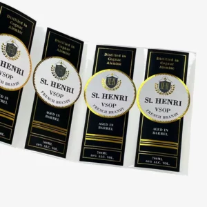 Custom Waterproof Logo Printing Packaging Labels